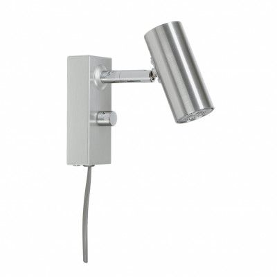 Cato vägglampa LED, aluminium 15,4cm