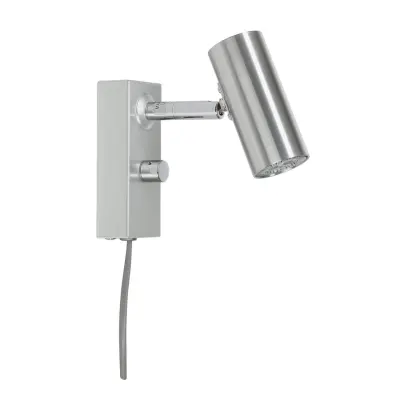 Cato vägglampa LED, aluminium 15,4cm