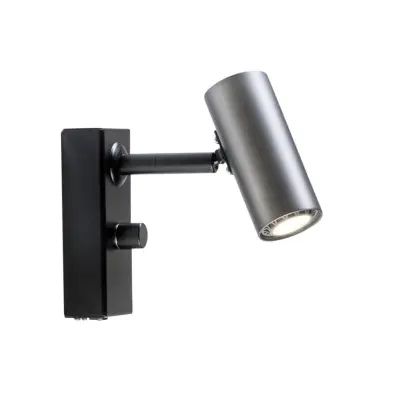 Cato vägglampa LED, oxidgrå 15,4cm