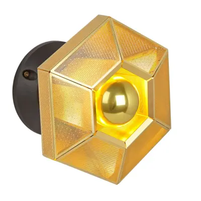 Cell Wall vägglampa, mässing 20cm