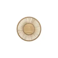 Clava Up vägglampa, ljus ek Ø49