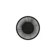 Clava Up vägglampa, svart ek Ø49