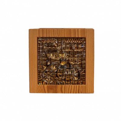 Clinton vägglampa, amber