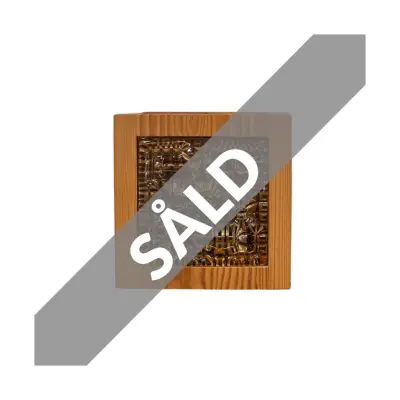 Clinton vägglampa, amber