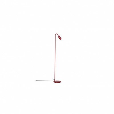 Curve golvlampa, Mörkröd 146cm