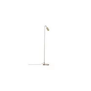 Curve golvlampa, Matt guld 146cm