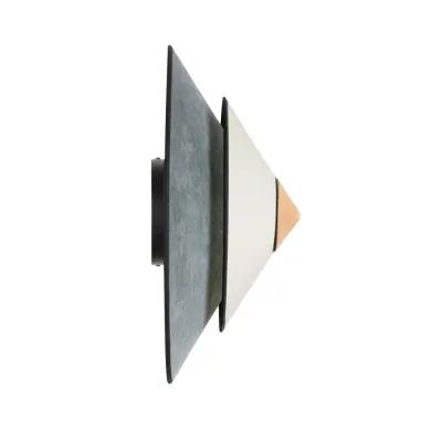 Cymbal M vägglampa, atlantblå, Ø 50 cm - Forestier - Vardagsrum - Design - Tyg / textil - Med en ljuskälla
