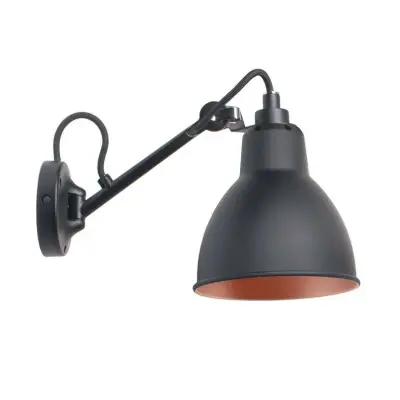 Lampe Gras - 104 Vägglampa Svart/Svart/Koppar