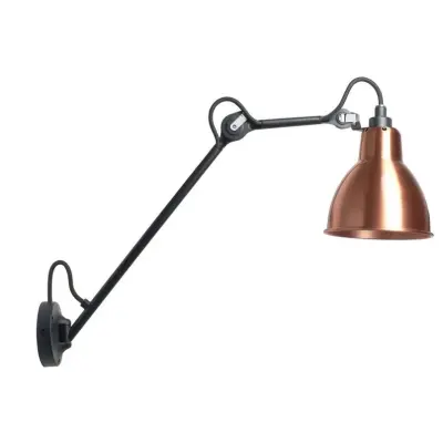 Lampe Gras - 122 Vägglampa Svart/Koppar