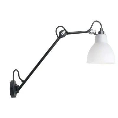 Lampe Gras - 122 Vägglampa Svart/Polycarbonat