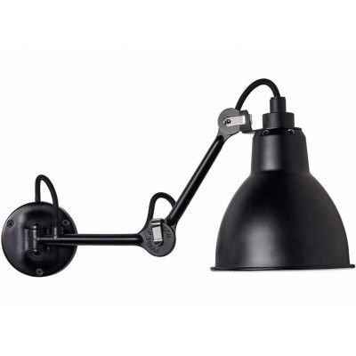 DCW - 204 Vägglampa Svart Lampe Gras