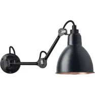 Lampe Gras - 204 Vägglampa Svart/Svart/Koppar