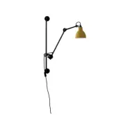 Lampe Gras - 210 Vägglampa Gul/Svart