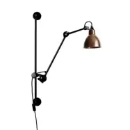 Lampe Gras - 210 Vägglampa Svart/Koppar