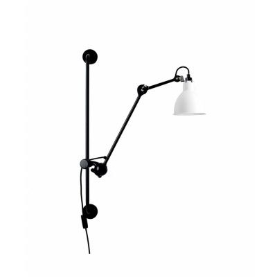 Lampe Gras - 210 Vägglampa Svart/Vit Lampe Gras