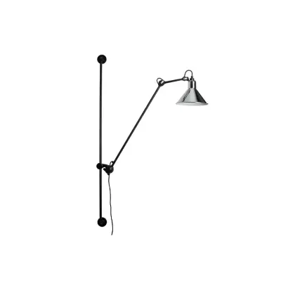 Lampe Gras - 214 Vägglampa Conic Krom