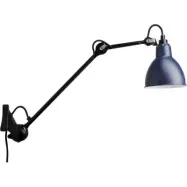 Lampe Gras - 222 Vägglampa Blå/Svart