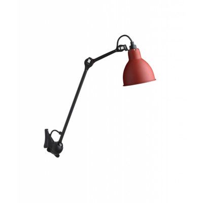 Lampe Gras - 222 Vägglampa Röd/Svart Lampe Gras