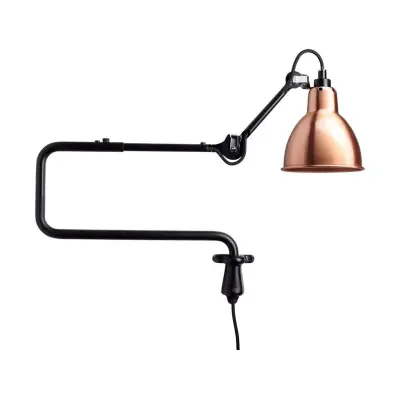 Lampe Gras - 303 Vägglampa Svart/Koppar