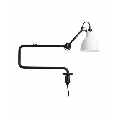 Lampe Gras - 303 Vägglampa Svart/Vit