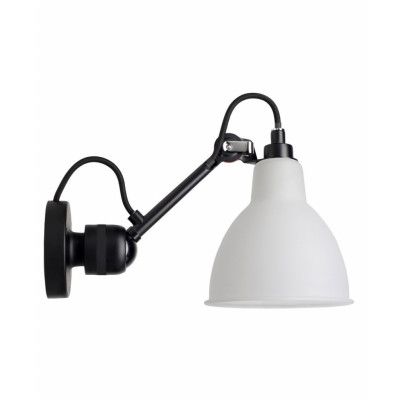 Lampe Gras - 304 Vägglampa Svart/Glas Lampe Gras