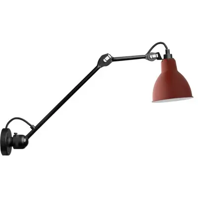 Lampe Gras - 304L40 Vägglampa Röd