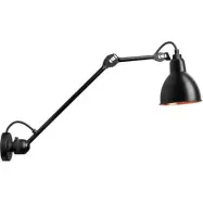 Lampe Gras - 304L40 Vägglampa Svart/Svart/Koppar