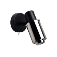 DCWéditions - Biny Spot LED m/Stömbrytare Svart/NickelDCW