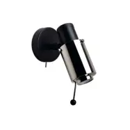 DCW - Biny Spot LED m/Stömbrytare&Stav Svart/Nickel