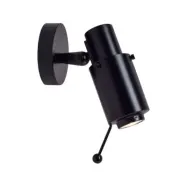 DCW - Biny Spot LED m/Stav Svart/Svart