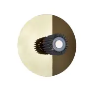 DCW - In The Sun 380 Vägglampa Guld/Silver