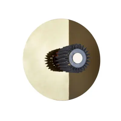 DCW - In The Sun 380 Vägglampa Guld/Silver