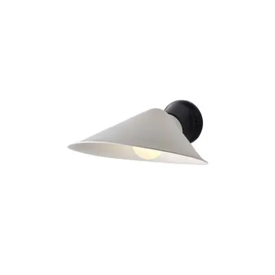 DCW - Plume CA Vägglampa Black/Porcelain
