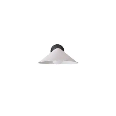 DCW - Plume Vägglampa IP44 Black/Porcelain