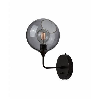 DESIGN BY US - Ballroom The Wall Vägglampa 37cm Smoke