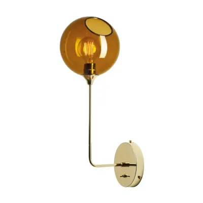 DESIGN BY US - Ballroom The Wall Vägglampa 57cm Amber