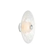 Disco Rama vägglampa, klar, glas, E27 – DESIGN BY US - Vardagsrum - Med en ljuskälla