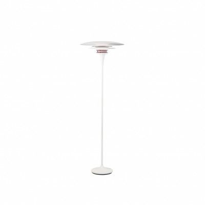 Diablo golvlampa D500 Mattvit/Rosé silver E27
