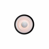 Diablo vägglampa LED, mattsvart/blankröd 40cm