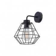 Diamond Ny svart vägglampa