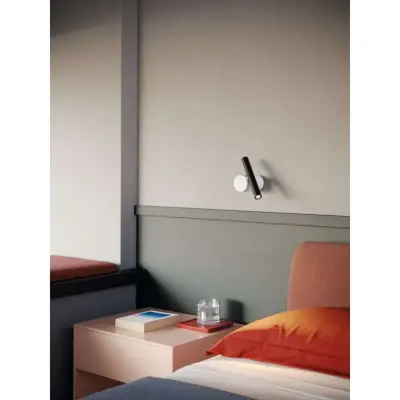 Doi Vägglampa 3000K White/Black Luceplan - Vardagsrum - Aluminium