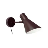 Dyberg Larsen - DL12 Vägglampa, brun, E27, metall