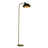 Dyberg Larsen - Futura Golvlampa Black/Brass