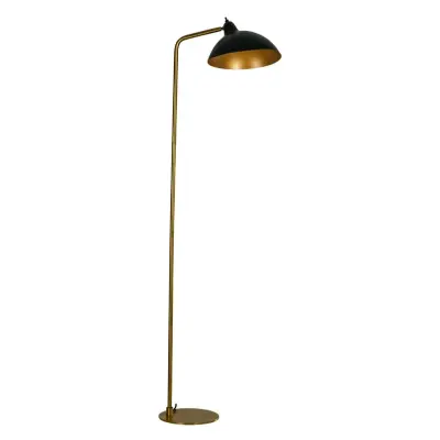 Dyberg Larsen - Futura Golvlampa Black/BrassDybergLarsen