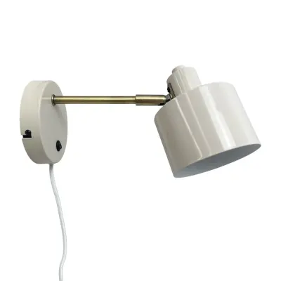 Dyberg Larsen - Ocean Vägglampa Beige/Brass