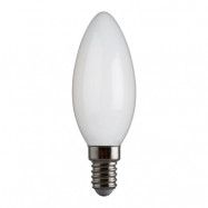 e3light - Päronlampa LED 5W (400lm) Kerte Opal CRI90+ Dimmbar E14