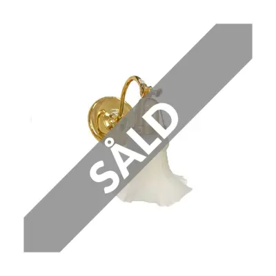 Elsa vägglampa, mässing/opal klockskärm (868)