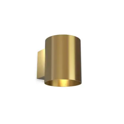 Evoke vägglampa S satin brass/sat brass G9