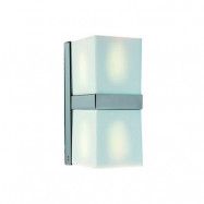 Fabbian - Ice Cube Dubbel Vägglampa Frostat