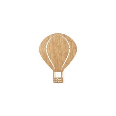 ferm LIVING - Air Balloon Vägglampa Oiled Oak